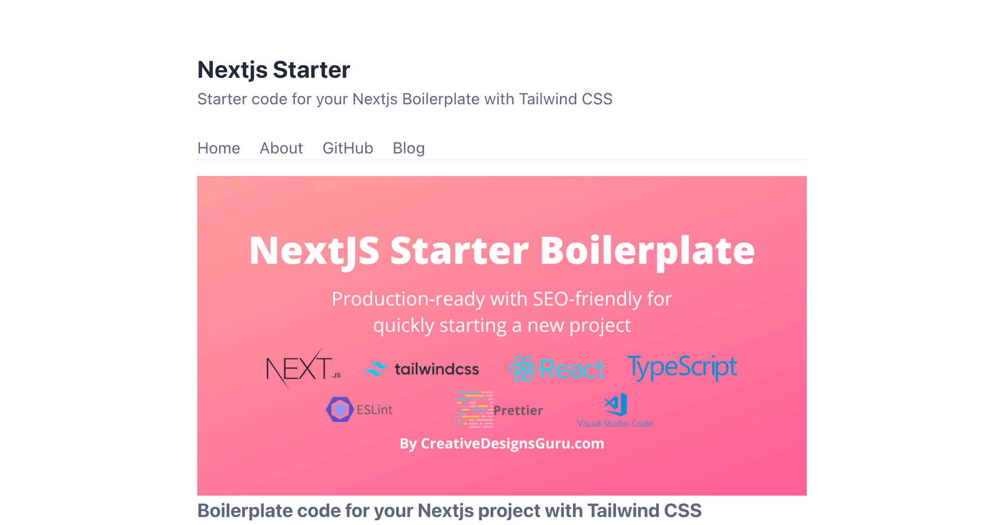 Nextjs Boilerplate